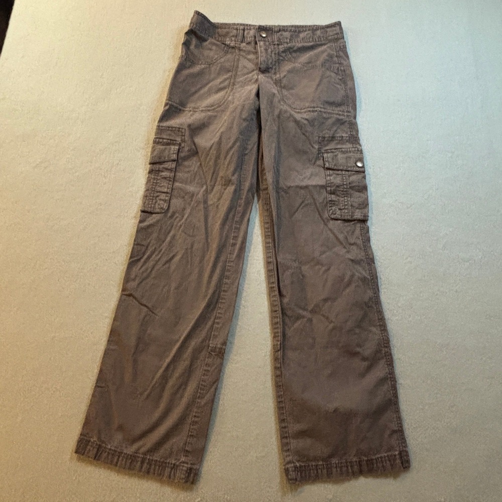 Lucy Cargo Pants Womens 2 Brown Corduroy Wide Leg Y2K Utility Gorpcore